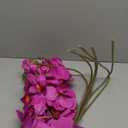 38 Inch 6 PCS Orchids Artificial Flowers Pink Fake Orchids Velvet Silk Orchids Faux Orchid Flowers Long Stem Artificial Flowers for Tall Vase for Home Wedding Decoration, (Baby Pink)