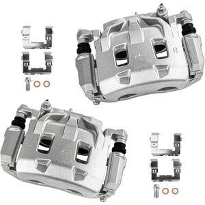 cciyu Front Left & Right Brake Calipers Assembly w/Bracket 19B3349 19B3348 For Subaru For B9 Tribeca/For Forester/For Legacy/For Outback/For Tribeca/For WRX