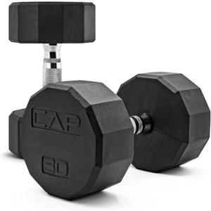 CAP Barbell Coated Dumbbell Weight | Multiple Options Pairs & Sets (30 lb - Pair)