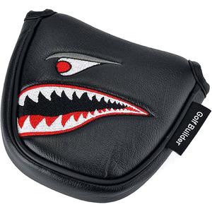 GOOACTION Shark Golf Club Mallet Putter Head Cover with Creative Cartoon Animal Pattern Synthetic Leather Golf Clubs Headcovers GOOACTION Shark Golf Club Mallet Putter Head Cover with Creative Cartoon Animal Pattern Synthetic Leather Golf Clubs Headcovers