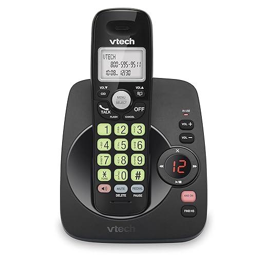 VTech VG134-11 DECT 6.0 Wireless Home Phone with Bluetooth Connection, Digital Answering Machine, Backlit Display, Full Duplex Handsfree Speaker, Caller/Call Hold ID