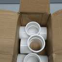 5Pack 3 Way 1-1/2" PVC Tee PVC Pipe Fittings Connector (Socket x Socket x Socket) Furniture Grade SCH40 1.50" PVC Tee Elbow Pipe Fitting Adapter for Water Supplies Build PVC Furniture Shelf