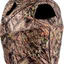 Ameristep Hunting Lightweight Portable Ultra-Compact Easy-Setup 1-Person Deluxe Tent Chair Ground Blind, Mossy Oak Break-Up Country