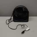 Amazon Basics Air Circulator Fan, Desk Fan for Bedroom, Home and Office, With 90-Degree Tilt Head, 3 Speed Settings, Lightweight (3 LBS), 35 Watts, Black, 11.1"W x 6.3"D x 10.9"H