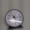 Equity 14075 Black Analog Wind-Up Alarm Clock (Small)