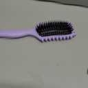 Curl Defining Brush, 1 PCS Curly Hair Brush, Brush for Curly Hair, for Combing and Shaping Men's and Women's Curls to Reduce Pulling (Purple)