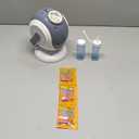 Joyfuture Bubble Machine - Automatic Bubbles Blower for Kids, Toddlers - 360 Rotation & 75 Adjustment, Bubble Toys with LED Light - Gifts for Boys, Girls, Halloween, Outdoor, Birthday, Party (White)