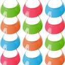 ArtCreativity Neon Plastic Visors, Set of 12, Sun Visors for Kids and Adults in Assorted Neon Colors, Sun Protection Hats with a Universal Fit, Outdoor Party Favors, and Retro Costume Accessories