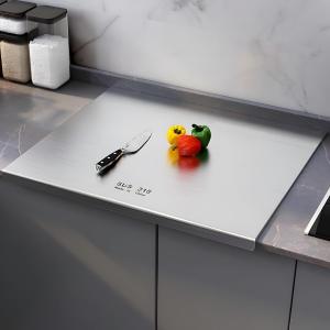Stainless Steel Cutting Board,Cutting Boards for Kitchen,Chopping Board,Large Cutting Board for Chopping Meat,Vegetables,Fruits,Cheese - 23.62 * 15.75in, 23.6"L x 15.8"W