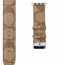 Leather Band 44mm 42mm 40mm 38mm Compatible with Apple Watch Men Women,Design for Replacement Band Compatible with Watch Series 6/5/4/3/2/1, iWatch SE (Brown)