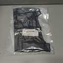 BRABIC Wireless Zip Front Closure Bras for Women No Underwire Full Coverage Comfort Everyday Post Surgery Compression Bra (Large, Black)