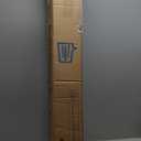 PHI VILLA 7ft Beach Umbrella with Fringe & Sand Anchor, Outdoor Patio Heavy Duty Windproof Portable Tassel Umbrellas for Sand with Push Button Tilt & Carrying Bag, UPF 50+, White(No Base)