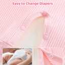 Newborn Unisex Baby Clothes 0-3 Months,Long Sleeve Onesie Infant Coming Home Outfits Romper with Mittens & Hat