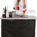 Trademark Innovations Portable Bar Table - Carrying Case Included - Size: 1 Shelf, Standard Bag