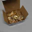 Urban Deco 16 Pieces Table Card Holder Place Card Holders 1.7 inches Gold Steel Card Holders for Photos, Food Signs, Memo Notes, Weddings, Restaurants, Birthdays. (Gold)