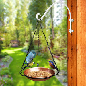 Bird Bath, Metal Hanging Bird Baths for Outdoors