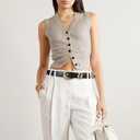 RISANTRY Leather Belt for Women Stylish Design with Gold Buckle Ladies Black Belt Perfect for Jeans Dresses (Black)
