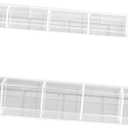 Holder for Cabinet Acrylic Organizer Easy to Install Container Storage Dispenser Reusable for Refrigerators, Clear