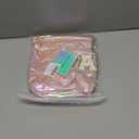 Hiroyuki Iridescent Makeup Bag, 14 inches Cosmetic Bag, Large Capacity Travel-Friendly Pouch (pink)