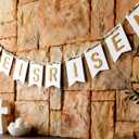 CroBlissful He Is Risen Easter Church Christian Easter Banner He Is Risen Wooden Mantle Banner Religious Decorations Holiday Party Decorations for Farmhouse Home Wall