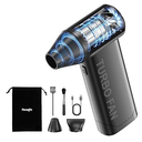 Houselife Cordless Electric Air Duster for Computers & Electronics, Handheld 150,000 RPM Turbo Blower with Brushless Motor, 3Speed Portable Air Duster for Keyboard, PC, Laptop, Camera Lens Cleaning