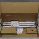 KAMANINA Silver Curtain Rods for Windows 48 to 84 Inch(4-7ft), 1 Inch Single Heavy Duty Window Curtain Rod Adjustable Decorative Drapery Rods with Marble Ends