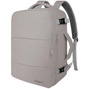 Taygeer Travel Backpack for Women, Carry On Backpack with Shoe Pouch, TSA 15.6" Laptop Back Pack Flight Approved, College Gym Bag Casual Daypack for Weekender Business Hiking (Large)