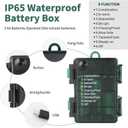 2 x Christmas Lights 33ft 100 LED Battery String Lights with Timer Memory Function USB or Battery Powered Waterproof String Lights for Indoor Outdoor Decoration (Warm White)