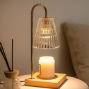 Candle Warmer Lamp with Timer Dimmer, Graduation Gifts for Her, Birthday Gifts for Mom Women Friend Sister, House Warming Gift New Home Decor, Vintage Clear Wax Melt Warmer for Jar Candles
