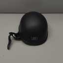 Motorcycle Half Helmet, DOT Approved Adult Men Women Retro Open Face Helmets, Helmet for Adults, Half Shell Helmet (Small, Matte Black)