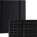 Black card collecting binder