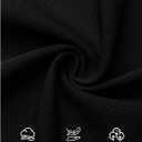 ZESICA Women's Long Sleeve Chiffon Dressy Casual Blouses Fall Button Down Ruffle Layered Boho Tops 2026 Trendy Clothes (Black, M)