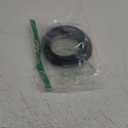 Motoforti Universal Tire Inflator Extension Tube Air Pump Extend Hose Adapter Tire Valve 70.87inch M8x0.8 10mm OD Durable Rubber Gold Tone Connector