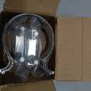 2.75 inch Exhaust Flex Pipe, 2.75" x 3.7"w, Stainless Steel Heavy Duty Double Braid Exhaust Flex Tube, 6" Overall Length, 2 Pack