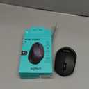 Logitech M330 Silent Wireless Mouse, 2.4GHz with USB Receiver, Optical Tracking, Quiet & Lightweight, Long Battery Life, for PC, Mac, Laptop, Chromebook - Black