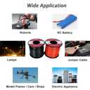16 Gauge Silicone Wire 50 Feet Black + 50 Feet Red, Flexible 16 AWG Stranded Wire, 252 Strands Tinned Copper Conductor, High Temp Rated 200 - Car, Inverter, Battery, Automotive