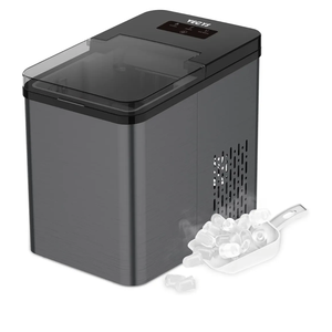 VECYS Upgraded Ice Maker, Premium Countertop Ice Machine 26LBS Daily Ice Making Capacity and Self-Clean Function with Ice Scoop and Basket, Black VECYS Upgraded Ice Maker, Premium Countertop Ice Machine 26LBS Daily Ice Making Capacity and Self-Clean Function with Ice Scoop and Basket, Black