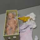 BABESIDE Full Body Silicone Reborn Baby Dolls - 12 Inch (Weight 3 lb) Weighted Full Silicone Realistic-Newborn Baby Doll Real Life Baby Dolls with Complete Accessories & Gift Box