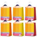 KERINGO 24 PCS Back to School Gift Bags Pencil Gift Bags with Handle Candy Goodie Boxes Teacher Gift Bag for First Day of School Supplies Birthday Party Decorations, Set of 2