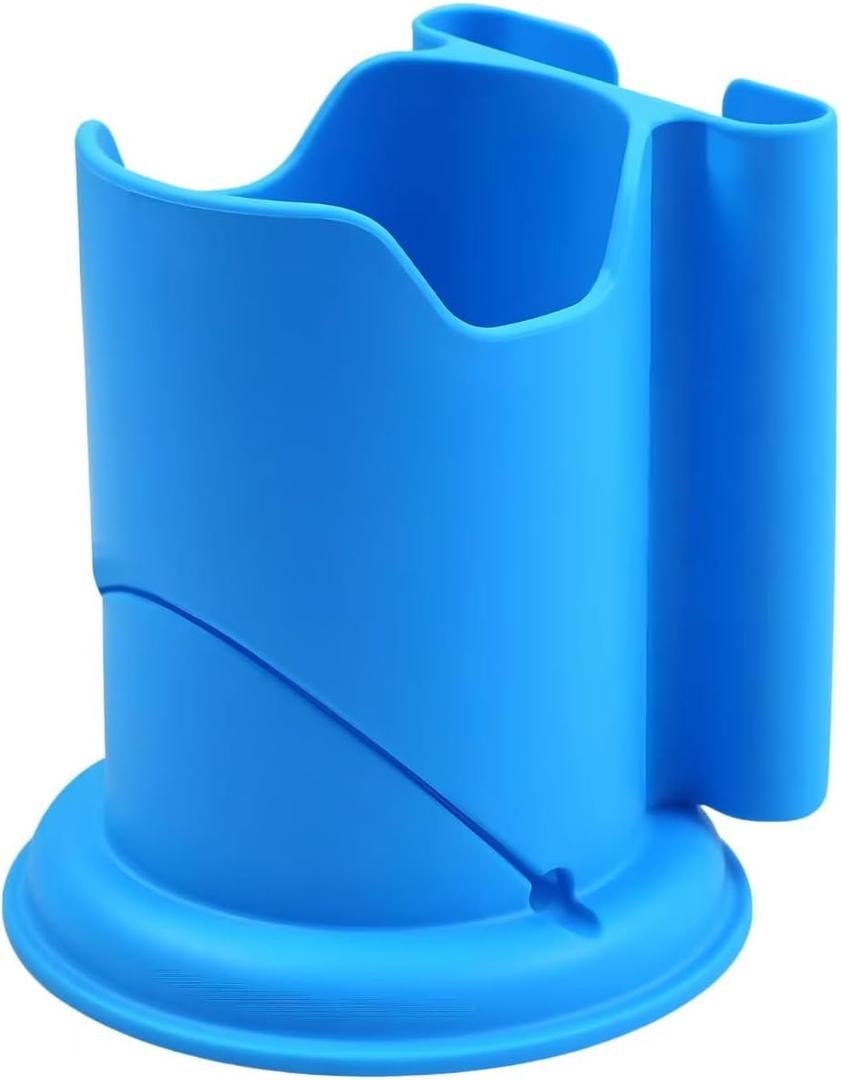 Paddleboard Cup Holder,Kayak Cup Holder 2-in-1 Anti-Flip Drink & Phone Holder for Paddle Board Accessories Surfboards, Canoes and Kayak Accessories (Blue)