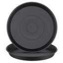 GREANER 14 Inch Round Flower Pot Saucers, 1 Packs of Large Plant Saucer Indoors No Holes, Planter Trays and Saucers, Bird Bath Bowls