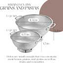 Bellemain Micro-perforated Stainless Steel Colander-Dishwasher Safe (3 QT and 5 QT)