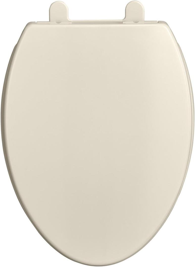 American Standard 5024A65G.222 Transitional Slow-Close & Easy Lift-Off Elongated Toilet Seat Soft Close, Linen