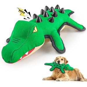 Squeaky Dog Toys for All Breeds:Interactive and Puppy Teething Toys with Upgraded Fabric-Stuffed Animals Dog Toys for Boredom and Stimulating to Keep Them Busy