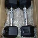 PAPABABE Dumbbells Set of 2, 7.5lbs Dumbbells Pair, 7.5 Pounds Hand Weights for Women Men at Home, Free Weights Dumbbells Set for Home Gym Equipment, Pesas Mancuernas para Ejercicios de Hombre Casa.