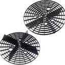 Plutreas Car Wash Bucket Insert - Fits 12 Inch or 3-5 Gallon Bucket, Dirt Guard Insert for Car Detailing (Black)