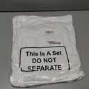 Tudomro Christmas Throw Blanket & Pillow Cover Set,White Plush Set of 3, Modern 3D Snowflakes Pattern 50x60 Inch Throw Winter Holiday Blanket for Xmas Sofa Couch Bed Home Decor Warm Gift