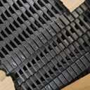 VEVOR Interlocking Tile 55PCS Black, Drainage Tiles 12" x 12" Splicing, Soft PVC Interlocking Drainage Floor Tiles, Non-Slip Drainage Holes for Restroom, Bathroom, Kitchen, Pool, Wet Areas
