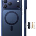 TORRAS for iPhone 17 Pro Case, Camera Control, Fit for MagSafe, MilitaryGrade Protection, Magnetic Slim Translucent AntiFingerprint Phone Case for iPhone 17 Pro 6.3", Deep Blue