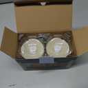 TECHLONG Flameless Candles Battery Operated with Remote Timer, 3D Moving Flame Flickering, Last 600+ Hours Battery Candles, 3" x 4" Ivory Real Wax Electric LED Candle for Wedding Party, Set of 2